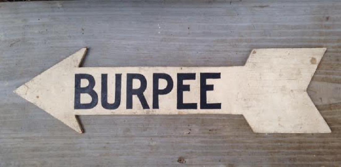 Plywood Burpee Seeds Sign (1 of 3)