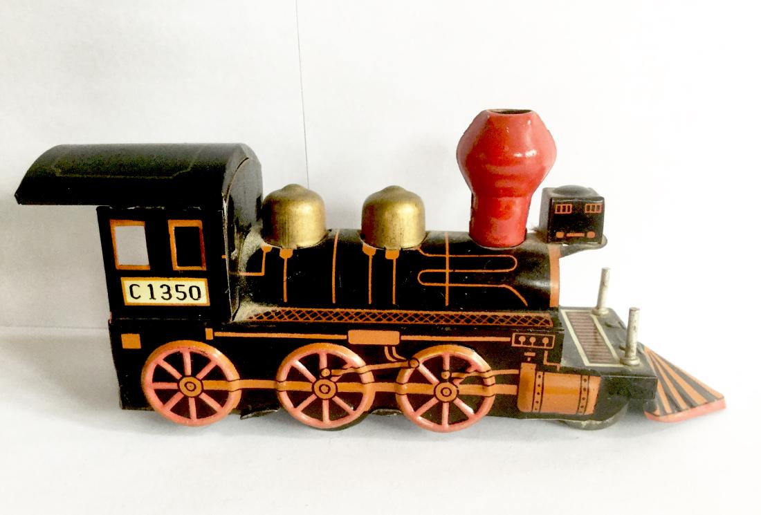 Tin Friction Toy Train Engine (1 of 4)