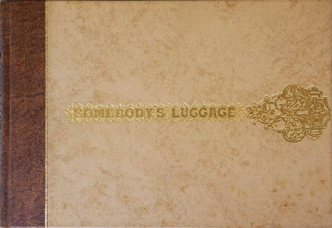 Somebody's Luggage By Charles Dickens: Somebody'd Luggage by Dickens, Charles. Oblong octavo, original light brown cloth decorated and lettered in gilt, darker brown textured cloth spine, all edges speckles. In publisher's box (a tad dust 