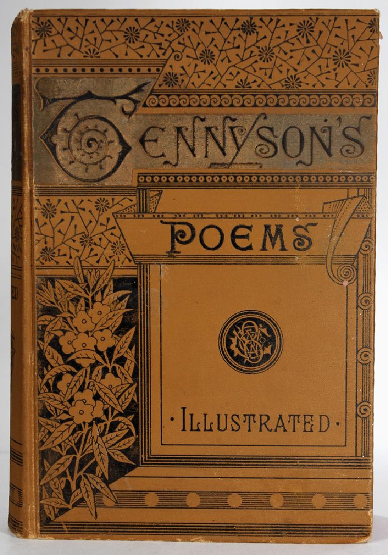 Tennyson's Poems Illustrated 1892: Title: The Poetical Works of Alfred Tennyson, Illustrated. Chicago: National Library Association, 1892. 843 pp. Works through 1881, copiously illustrated, heavy book. 7x10x2". Please note that this lo