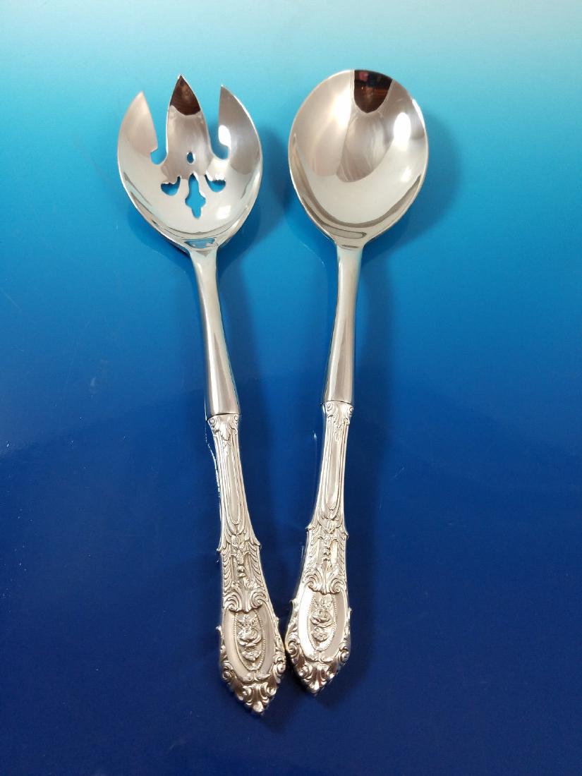 Wallace Rose Point Sterling Silver Salad Set (1 of 2)