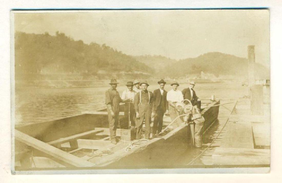 1920 Postcard Of Deep Sea Diver (1 of 2)