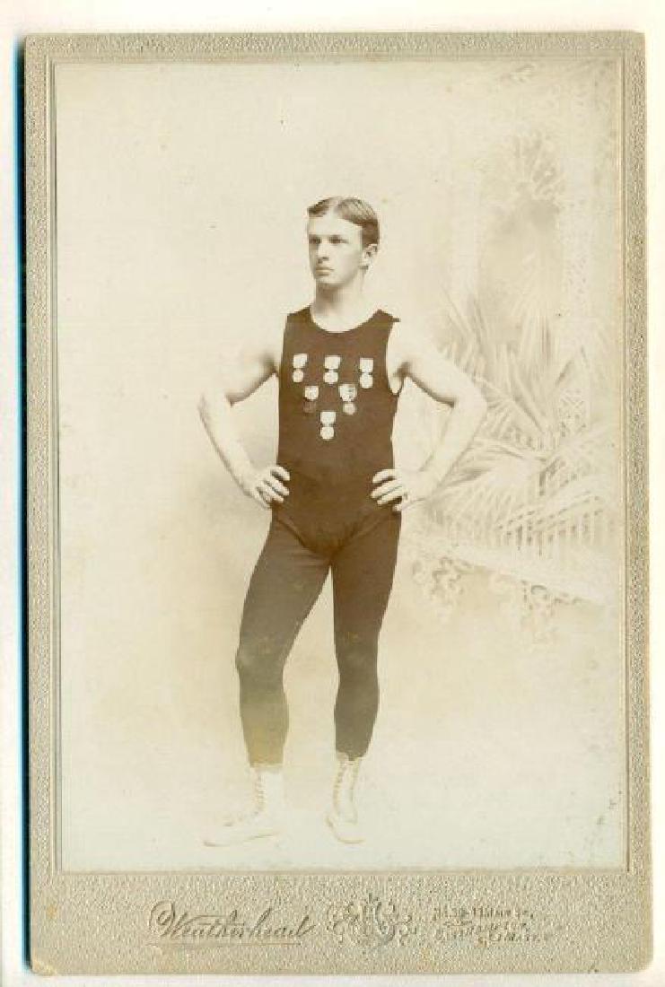 1890 Wrestler Herman Wright (1 of 2)