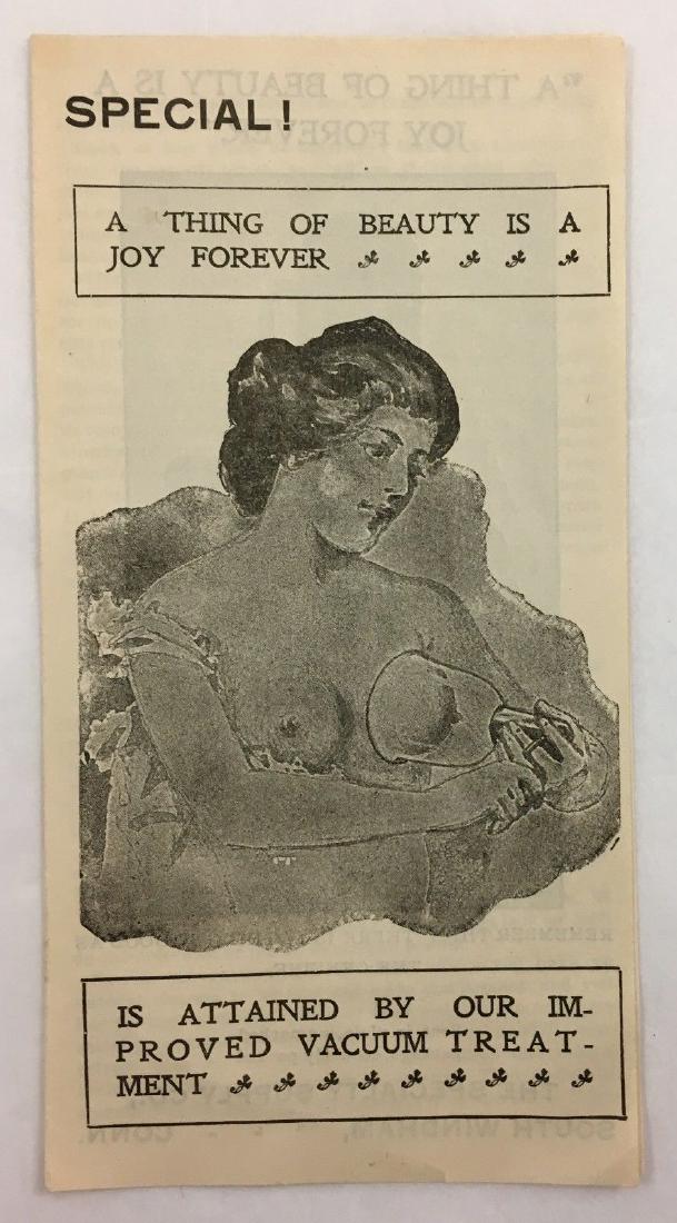 Antique C1900 Illus Womans Breast Enlarger Advertising (1 of 3)