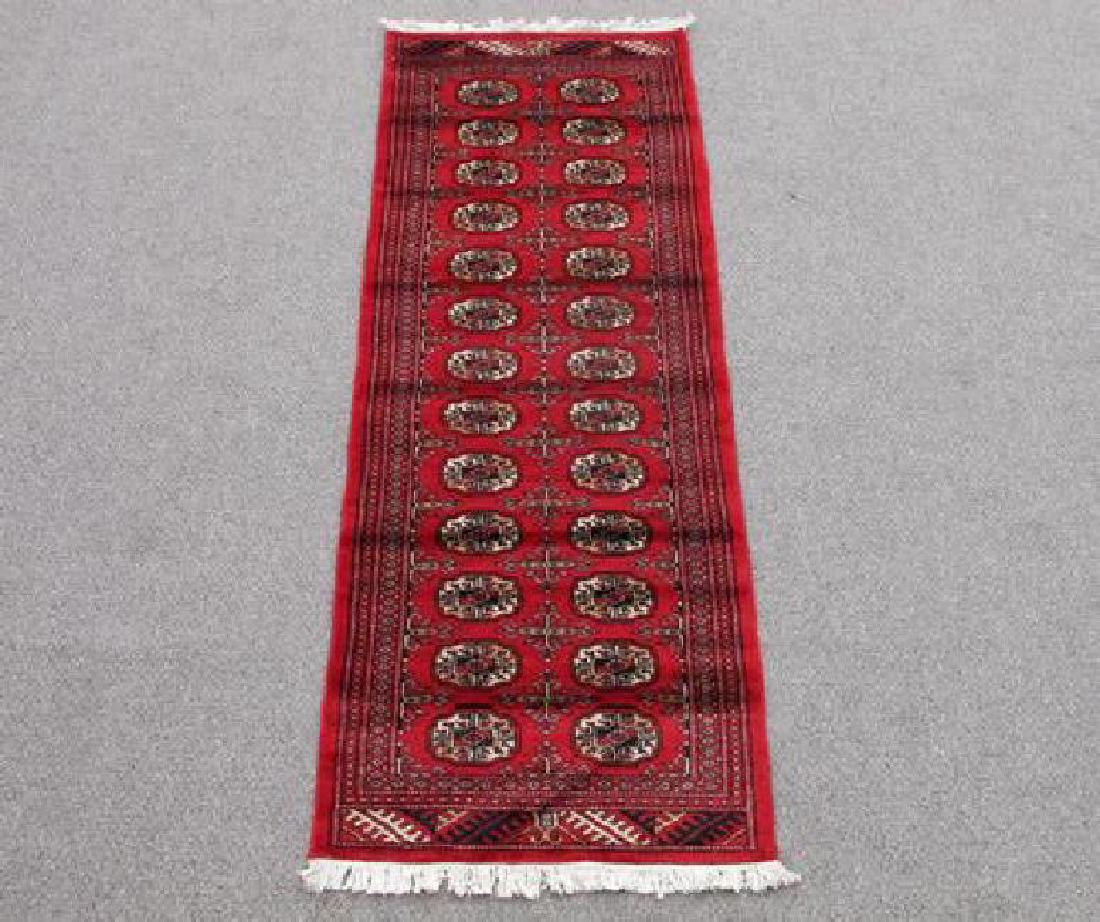 Handmade Soft Wool Bokhara Rug 2x6 (1 of 5)