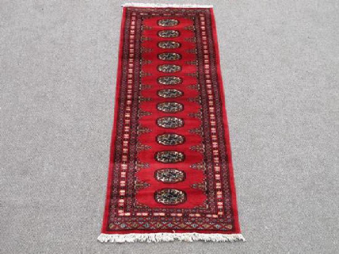 Handmade Soft Wool Bokhara Rug 2x6 (1 of 5)