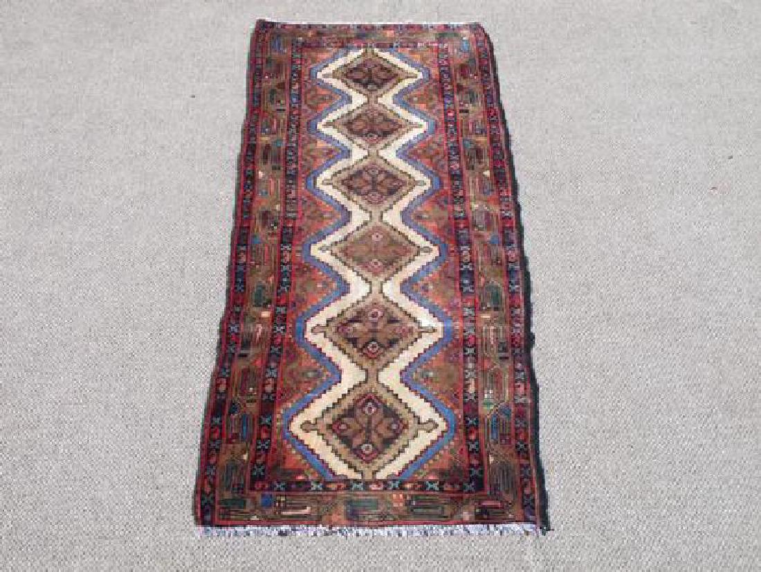 Semi Antique Persian Sarab Rug 2.1x9.0 (1 of 5)