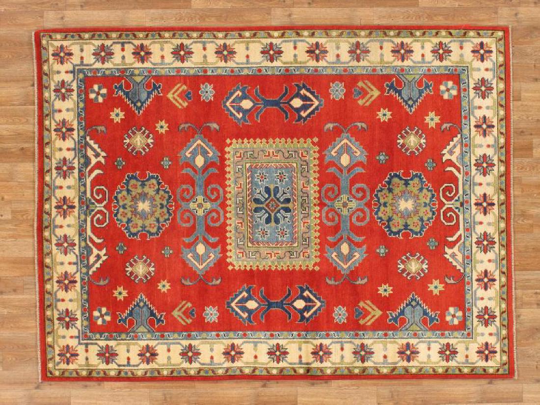 Tribal Kazak Area Rug 5x7 (1 of 6)