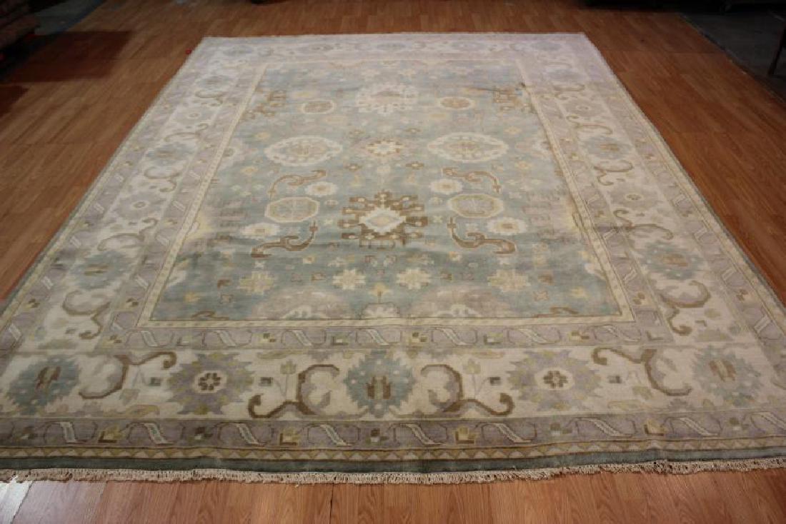 Seafoam Blue Oushak Rug 9x12 (1 of 10)