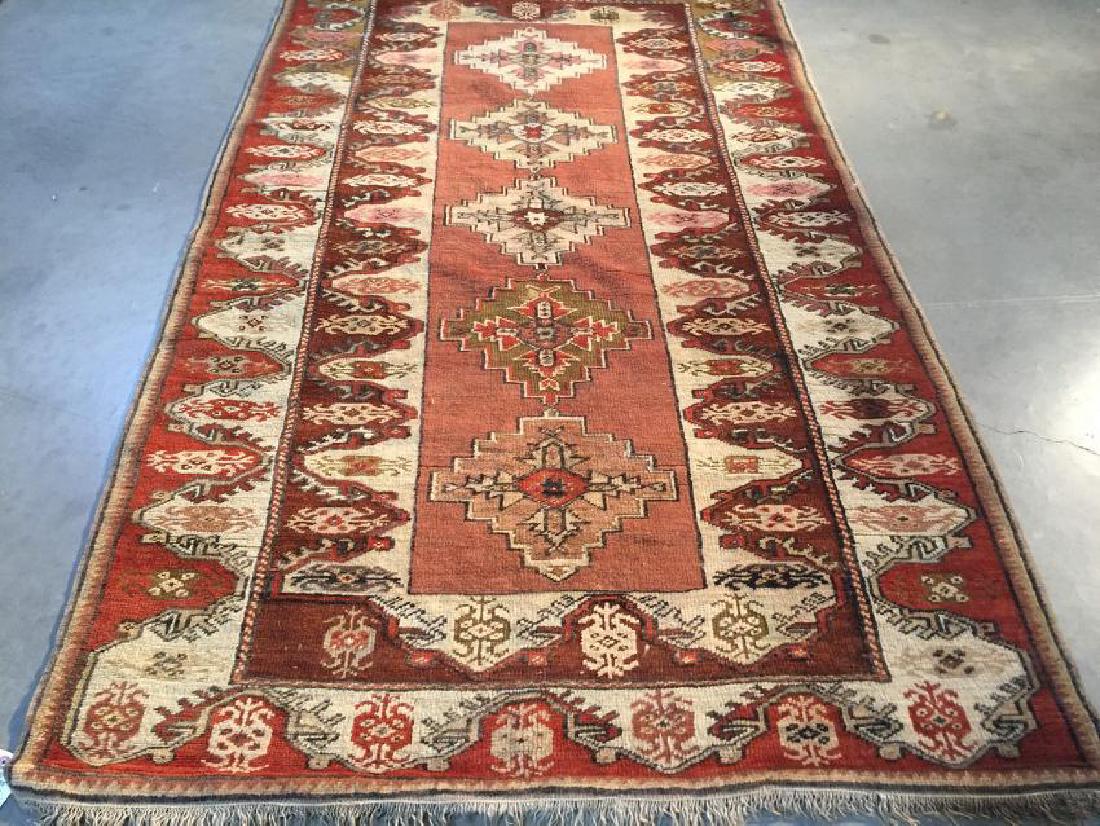 Semi Antique Wool Turkish Rug 4.2x7 (1 of 7)