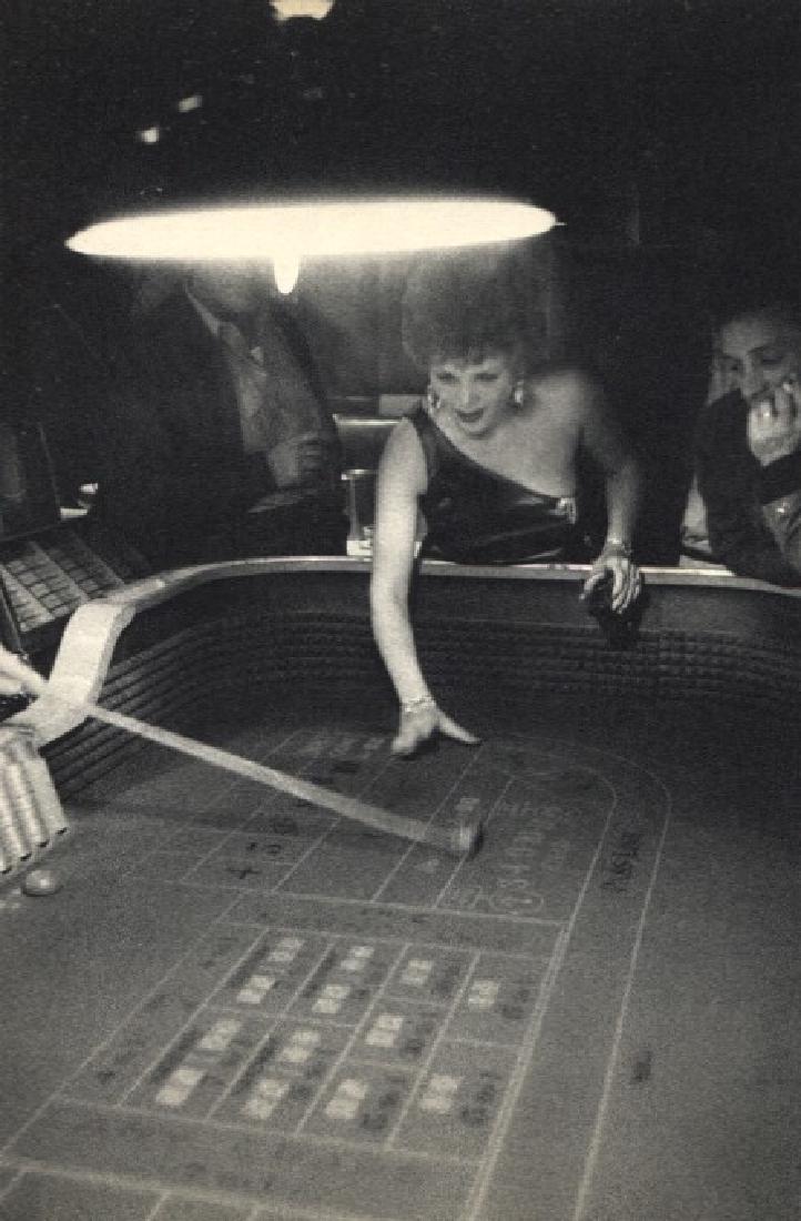 ROBERT FRANK: Casino, Elko Nevada: Artist: ROBERT FRANK Print Title: Casino, Elko Nevada Medium: Vintage Sheet-fed Gravure Printed in 1958 in France Image Size: 4.5" X 6.5" Robert Frank (b. 1924) is an American photographer and documen