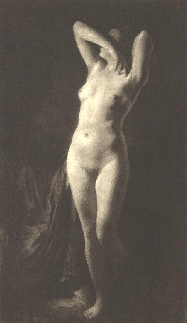 FRANZ GRAINER, G.D.L - Nude: Artist: FRANZ GRAINER, G.D.L Print Title: Nude From an incredible 1920s collection of European Photographers Medium: Vintage Sheet-fed Gravure Printing Date: mid - 1920s Printed: Berlin, Germany Image