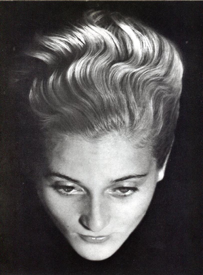 MAN RAY: Mrs Rowell: Artist: MAN RAY Print Title: Mrs Rowell Printing Date: 1934 Medium: Sheet-fed Gravure Printer: Neogravure Company, France Image size (inches) approx. 8 x 10" Man Ray, original name Emmanuel Radnitzky,