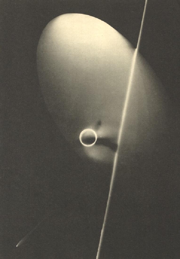 PROF. LASZLO MOHOLY-NAGY - Photogramm I: Artist: PROFESSOR LASZLO MOHOLY-NAGY Print Title: Photogramm I One of the great experimenters at the Bauhaus, famous for the development of the Photogramm From an incredible 1920s collection of Europe