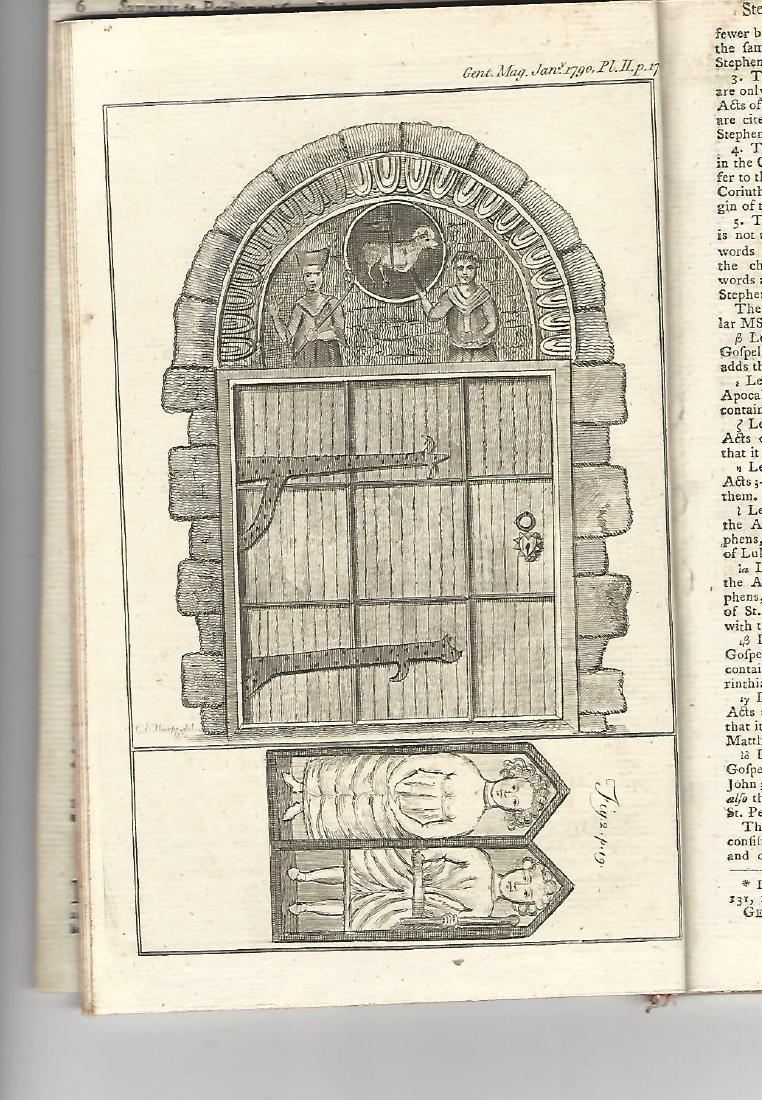 1790 Issue Gentleman's Magazine w/ Three Engravings (1 of 2)