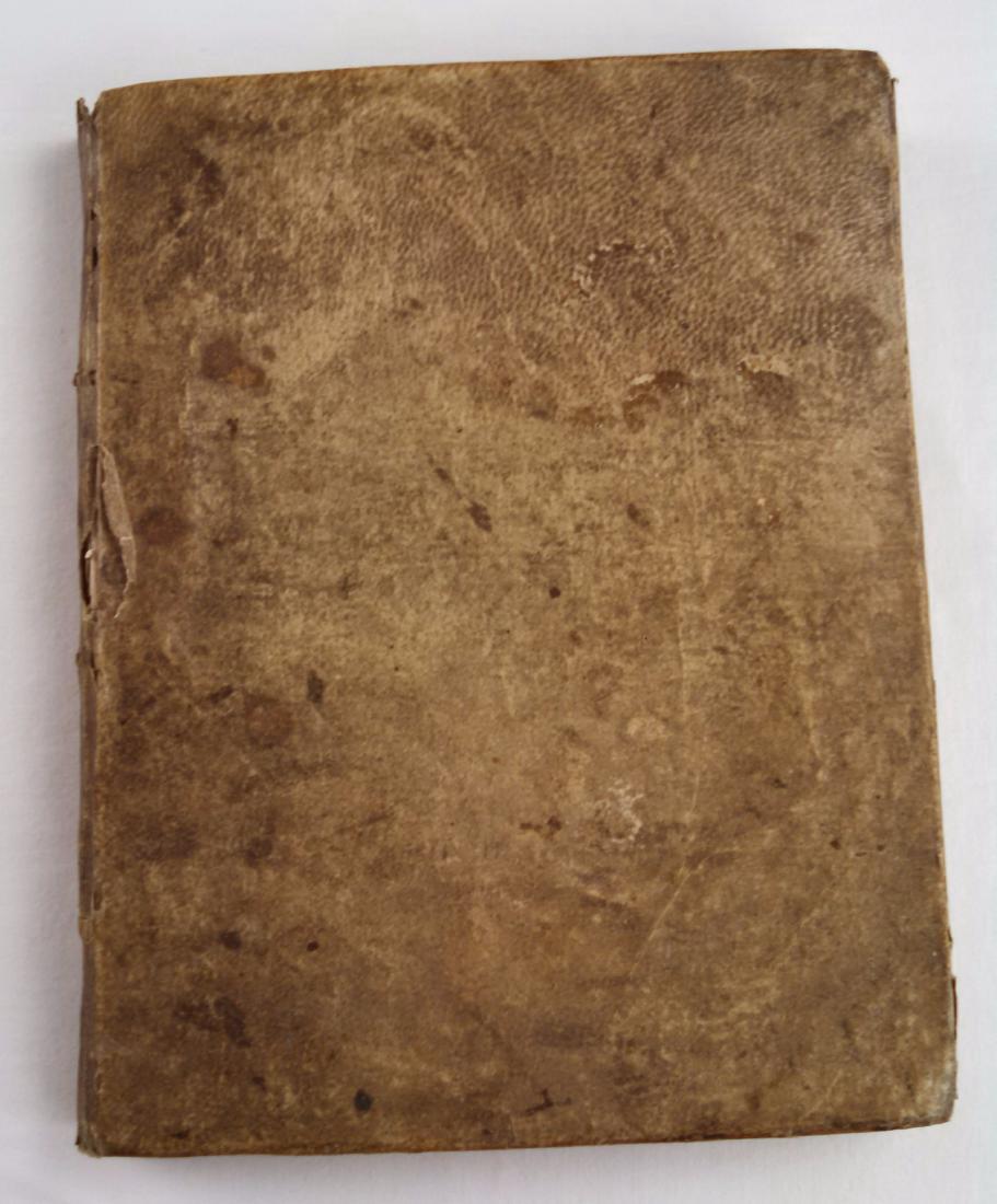 1709 Commonplace Book of Thomas Kirkham: 1709 Commonplace Book of Thomas Kirkham, English, Vellum and Laid Paper. A commonplace (scrap) book from 1709 which belonged to an English man named Thomas Kirkham. His name and date are written on th