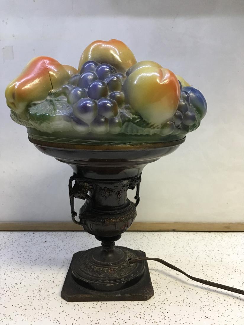 Tiffin Glass Fruit Bowl Lamp (1 of 4)