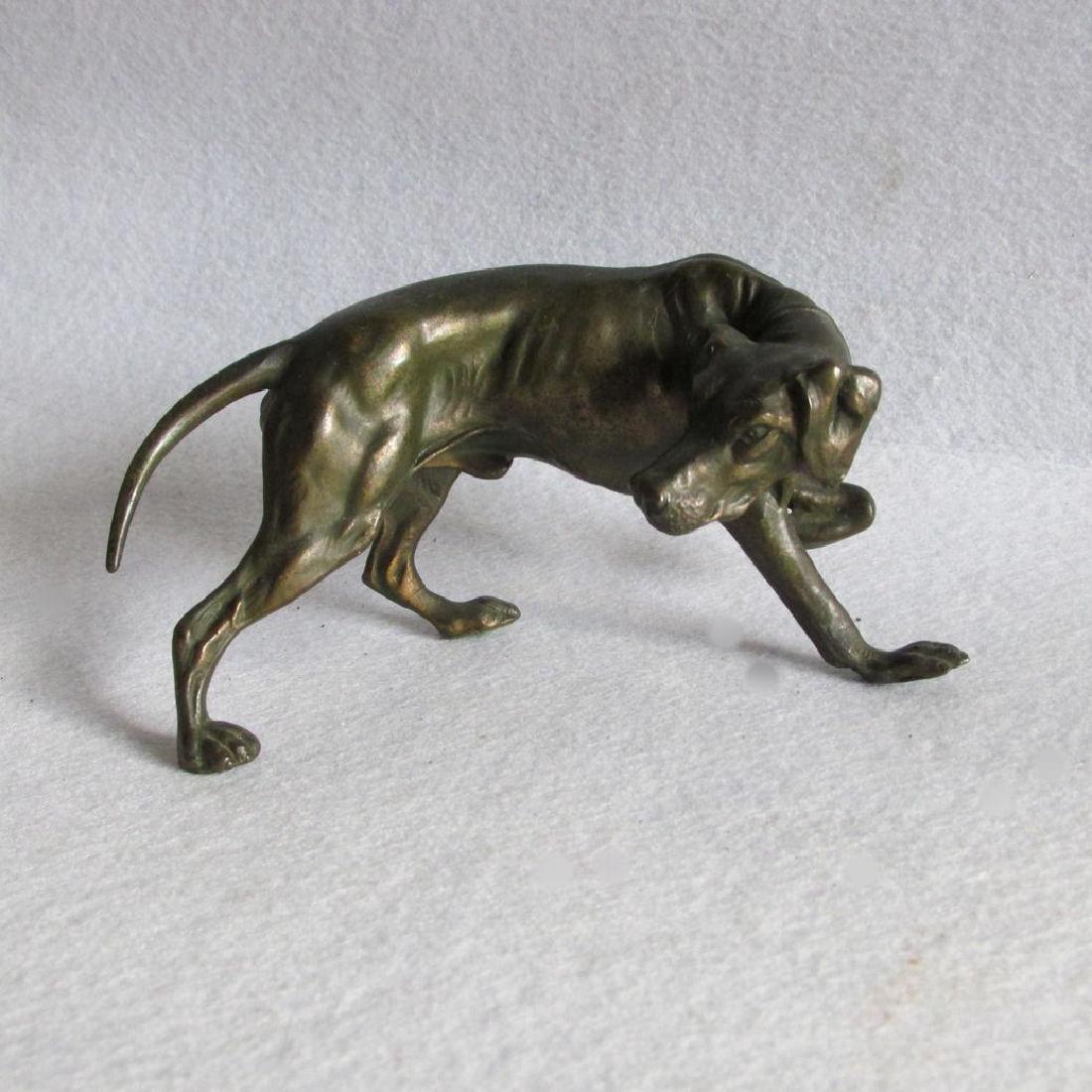 1930s Sculpture, Figurine of a Hunting Dog (1 of 5)