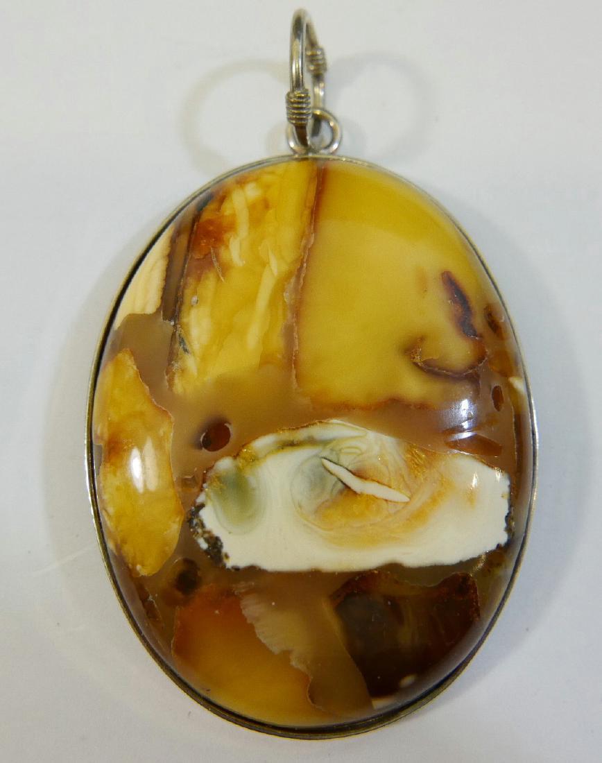 Large Baltic Amber Pendant (1 of 5)