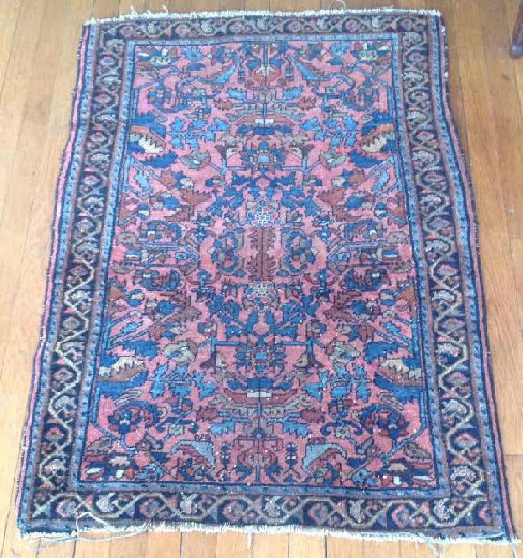 Antique Persian Wool Rug 3.75x2.6 C1930’s (1 of 5)