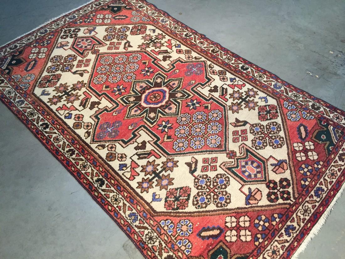 Semi Antique Persian Wool Rug 3.4x5.6 (1 of 7)