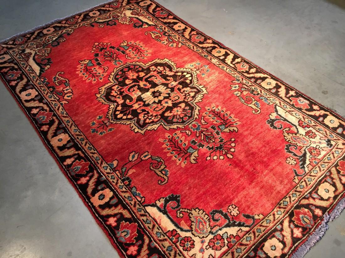 Semi Antique Persian Tabriz Wool Rug 4x6 (1 of 8)