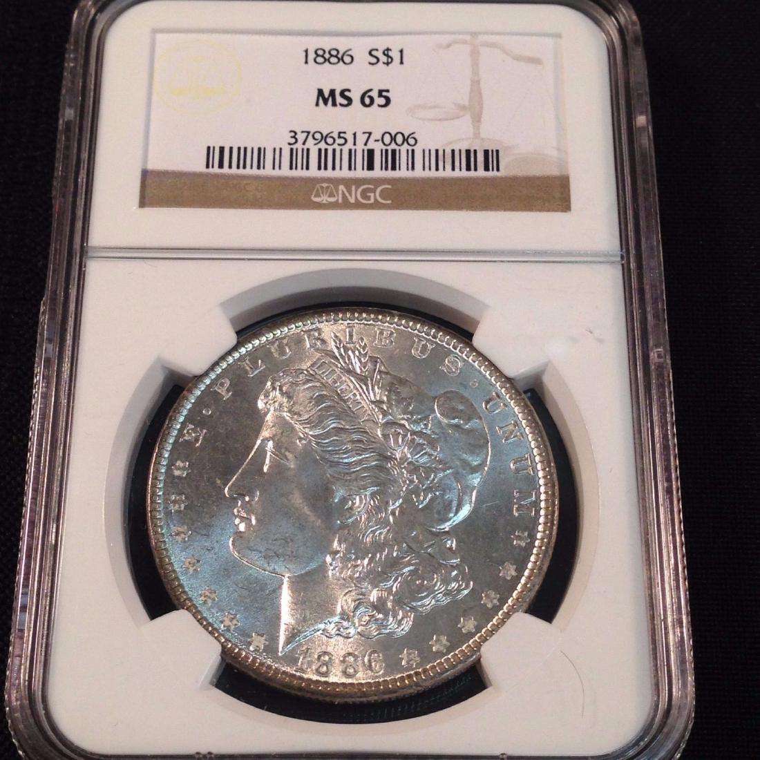 1886 Morgan Dollar (1 of 3)