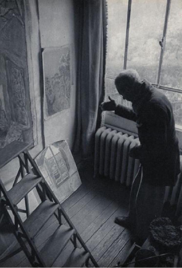 CARTIER-BRESSON - Pierre Bonnard: Artist: CARTIER-BRESSON Print Title: Pierre Bonnard Printing Date: 1952 by Draeger, France Medium: Sheet-fed Gravure Image Size: approx. 9"x 13" Henri Cartier-Bresson was a French photographer who spe