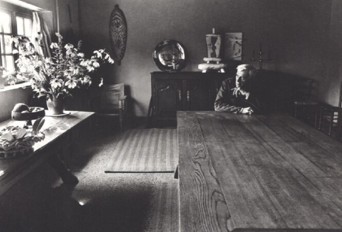 ROBERT DOISNEAU - George Braque, 1953: Artist: ROBERT DOISNEAU Print Title: George Braque, 1953 Printing Date: 1982 Medium: Sheet-fed Gravure Printed in France Image Size: 6.5" x 4" Robert Doisneau was a French photographer. Similar to acc