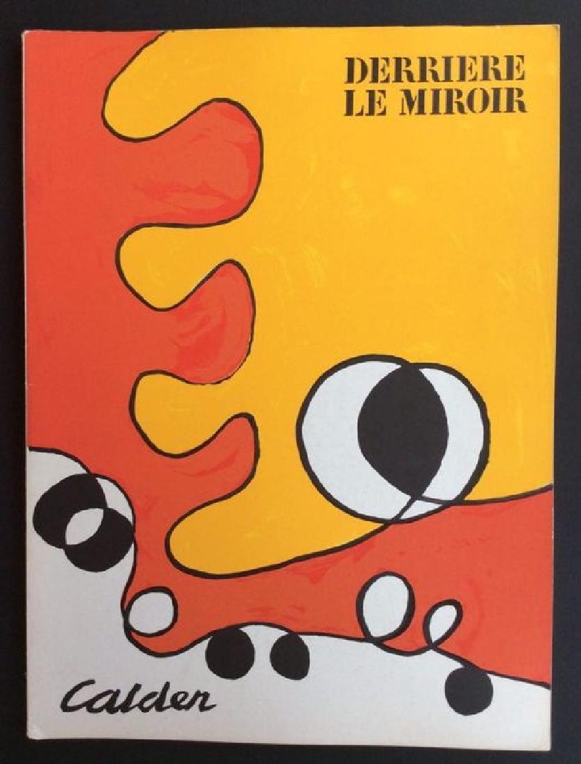 ALEXANDER CALDER - Abstract DLM Cover: Artist: ALEXANDER CALDER Print Title: Abstract DLM Cover Medium: Lithograph Printing Date: 1968 Printer: Maeght, France Released in Derriere Le Miroir, text or images on the verso Image Size (approx):