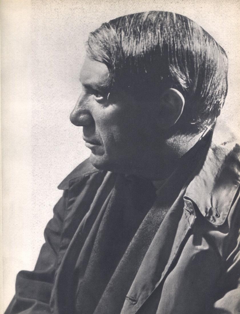 MAN RAY - Pablo Picasso: Artist: MAN RAY Print Title: Pablo Picasso Medium: Sheet-Fed Gravure Printed in 1934 in France Image Size: 8.5" X 11" Man Ray, original name Emmanuel Radnitzky, was born on August 27, 1890 in Philadel