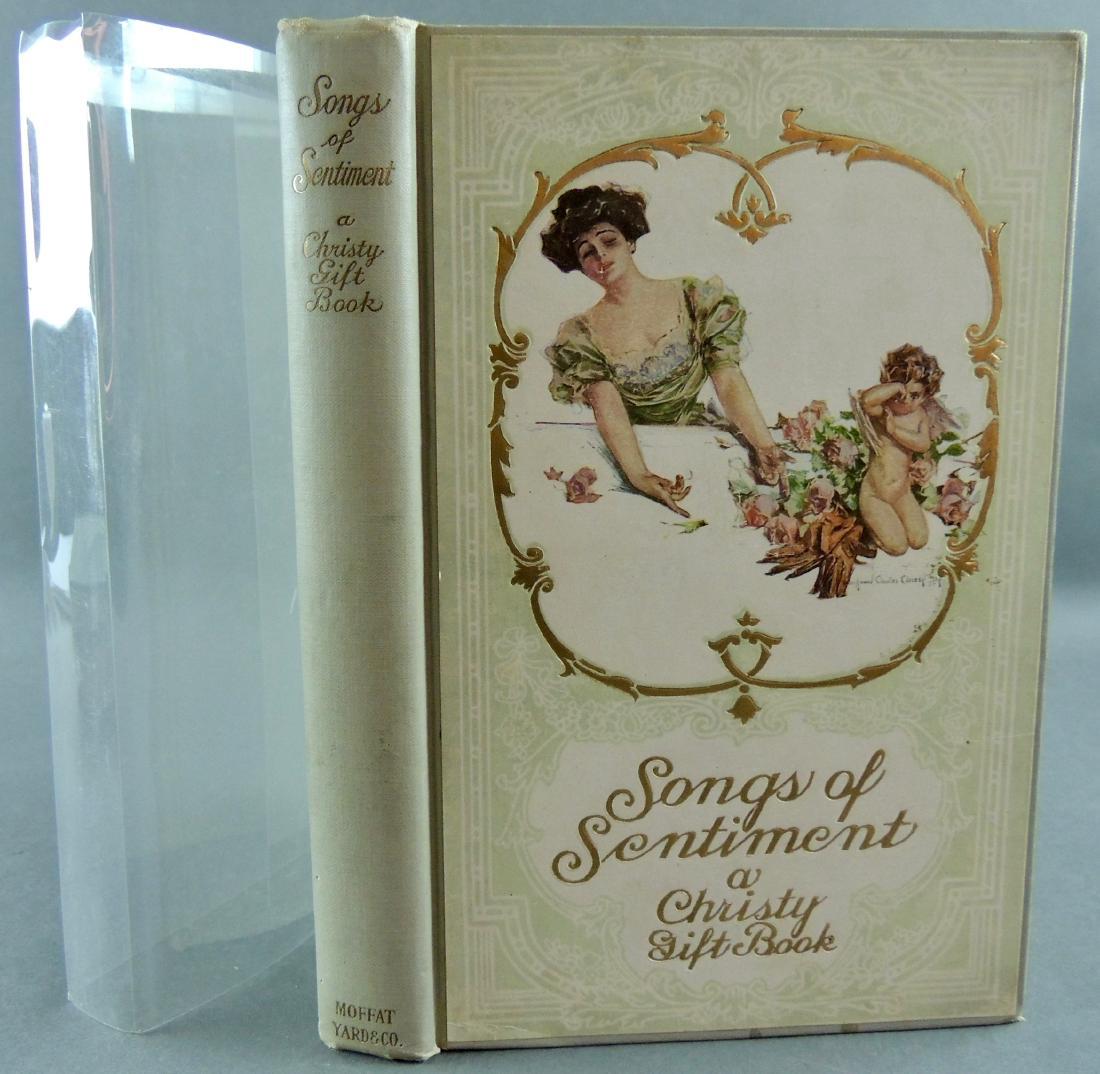 Songs of Sentiments A Christy Gift Book C1910 1st Ed. (1 of 10)