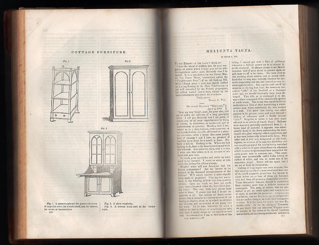 Mellonta Tauta by Edgar Allen Poe True First Edition (1 of 4)
