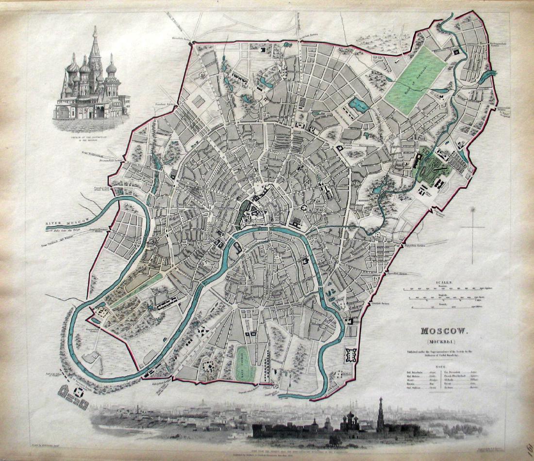 SDUK: Map of Moscow, 1836 (1 of 1)