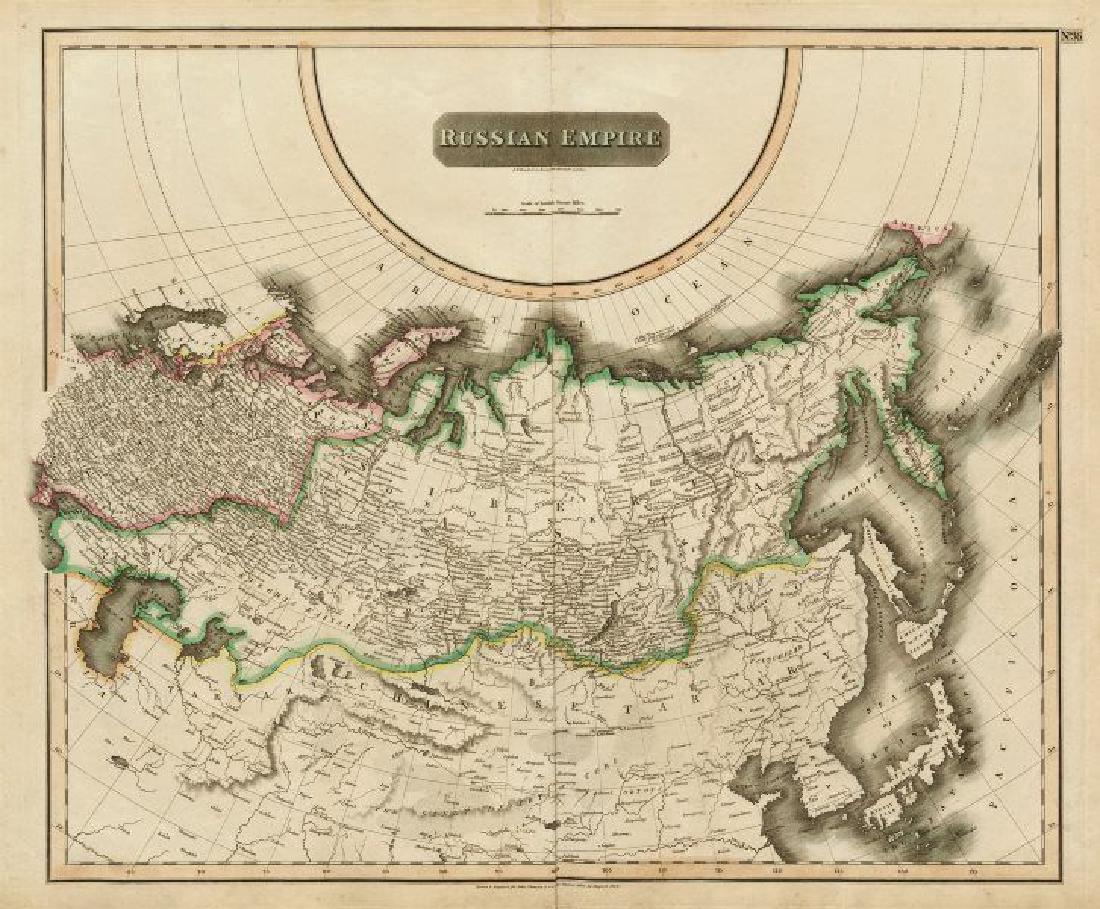 Thomson: Map of Russian Empire in Asia & Europe, 1817 (1 of 3)