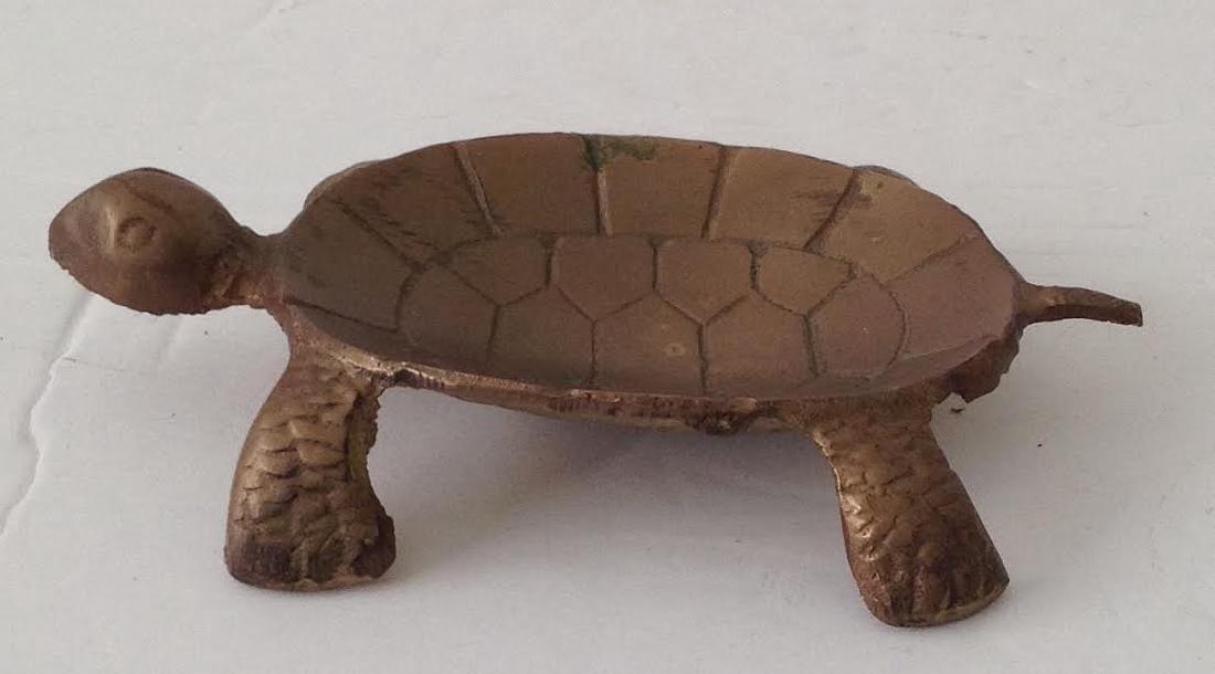 Solid Brass Turtle Dish Tray (1 of 5)