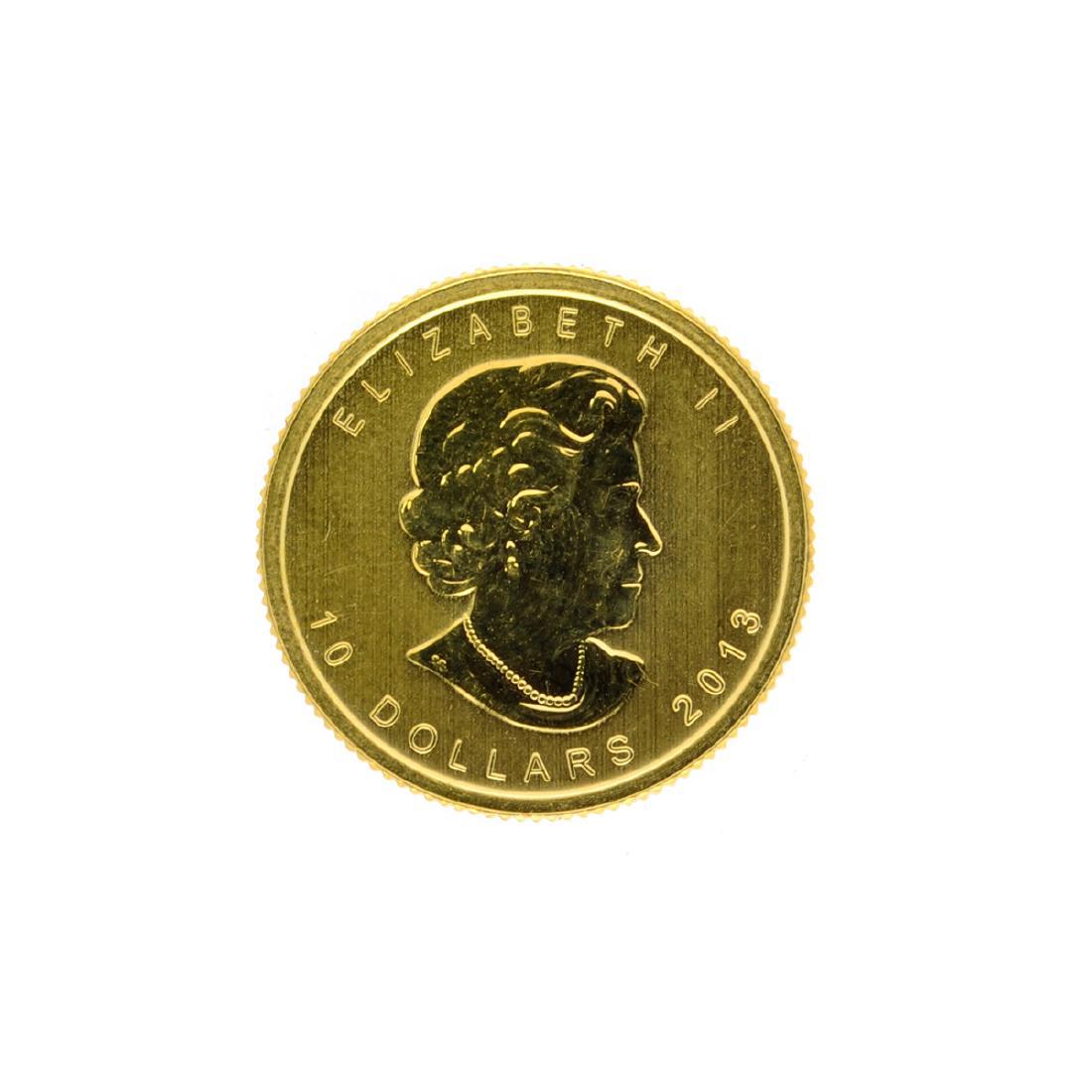 Exquisite 2013 1/4 oz Canada Bear .999 Fine Gold Coin (1 of 2)