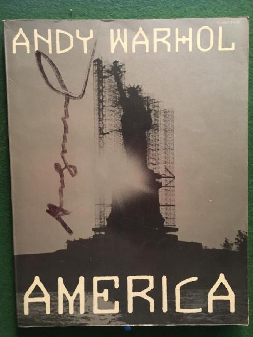 Andy Warhol AMERICA Signed Twice (1 of 6)