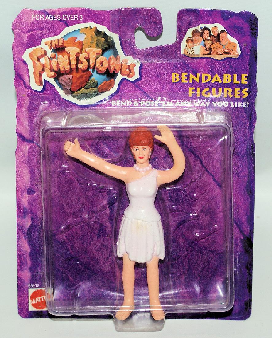 Mattel 1993 THE FLINTSTONES #65912 Bendable WILMA (1 of 1)