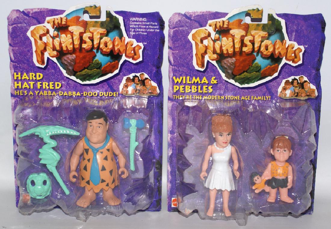 Lot of 2 Mattel THE FLINTSTONES Wilma, Pebbles, Fred (1 of 1)