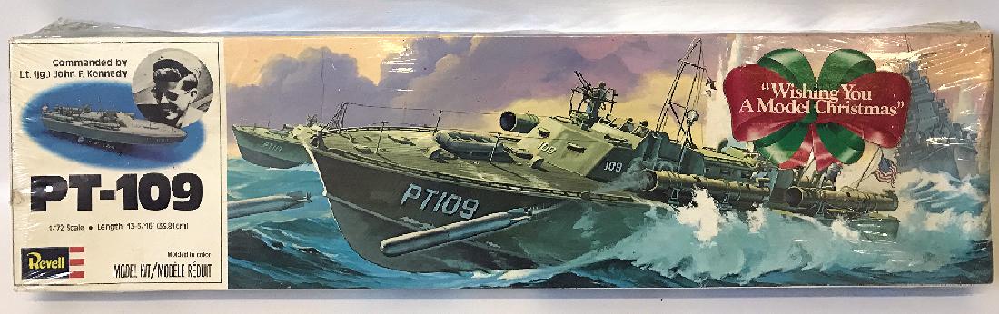 Vintage 1977 REVELL PT-109 Battleship 1:72 Model Kit (1 of 1)