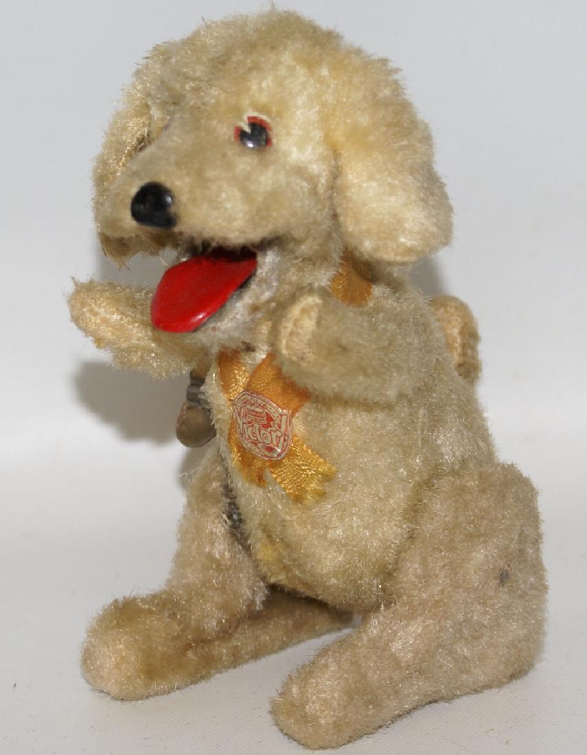 Vintage Nomura Japan VICTORY BEGGING DOG Mohair Fur Dog (1 of 2)