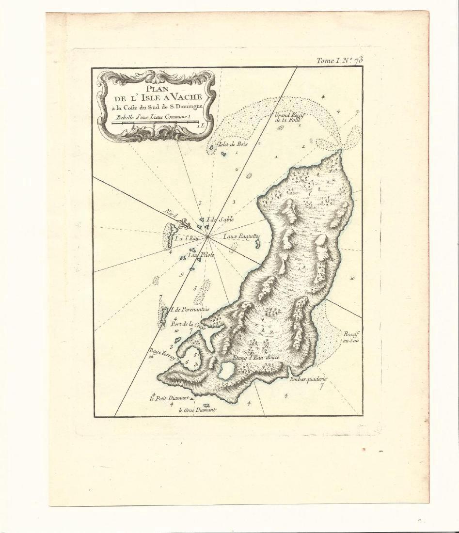 Bellin: Plan De L’Isle a Vache, 1764 (1 of 1)
