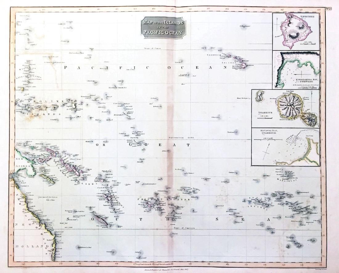 Thomson: Map of the Islands of the Pacific Ocean, 1817 (1 of 1)