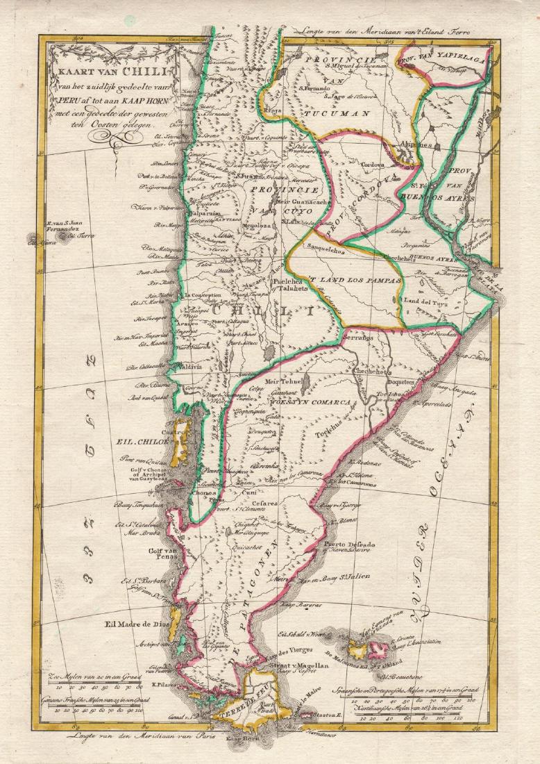 Bachiene: Kaart van Chili, 1785 (1 of 1)