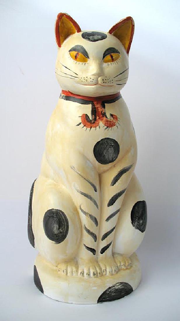 Large Chalk Cat in Great Paint (1 of 6)