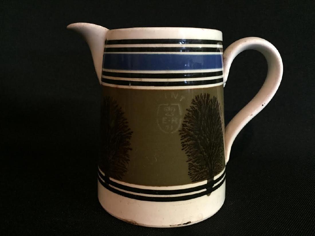 19C Mocha Mochaware Seaweed Pitcher (1 of 12)