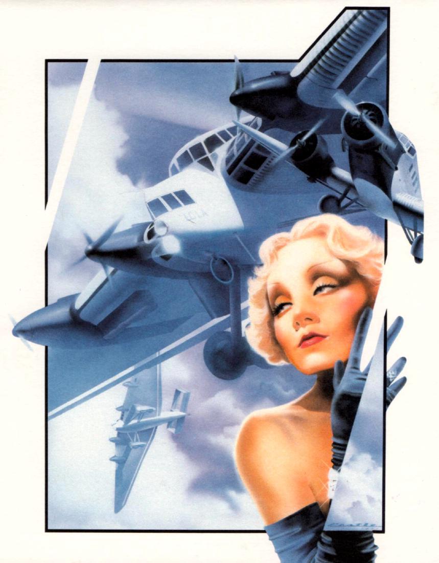 WWII Nose Art Pin Up Marlene Dietrich Ltd Ed Litho (1 of 1)