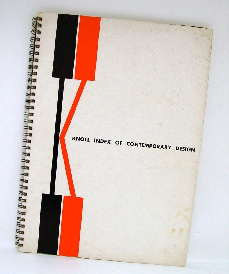 Knoll Furniture Catalog Herbert Matter Design: Knoll Furniture Catalog Herbert Matter Design. A fine and rare Knoll catalog of it's line of furniture and fabrics from theearly 1950's. Knoll was well established by this time with iconic pieces by t