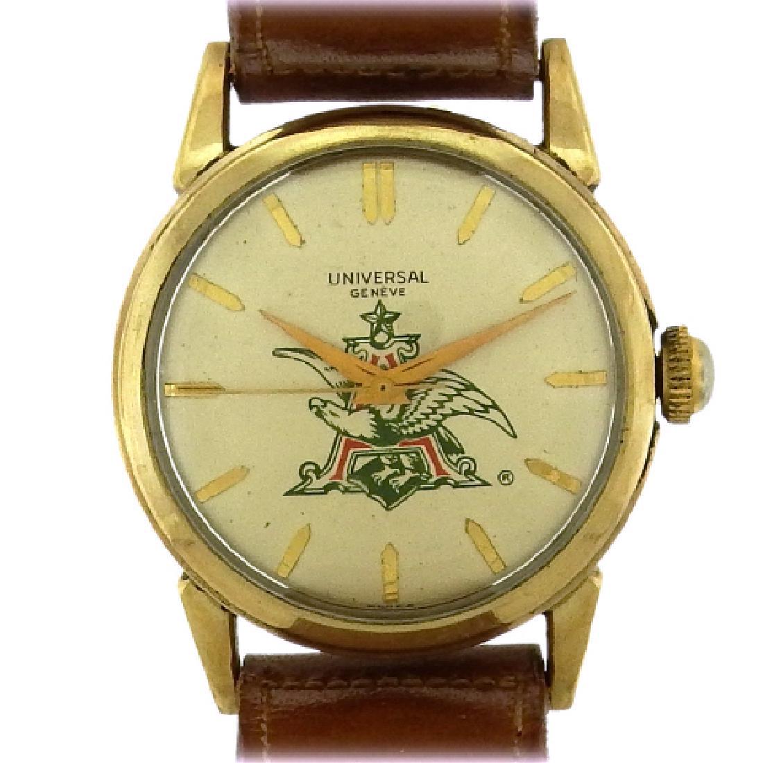 Universal Geneve 1960's Anheuser Busch Logo Watch (1 of 3)